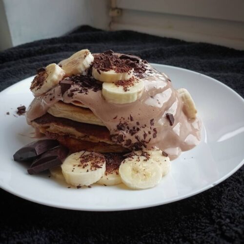 Czekoladowe pancakes