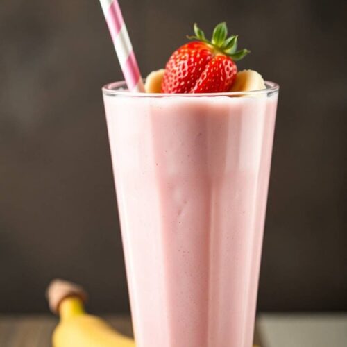 Koktajl truskawkowo-bananowy